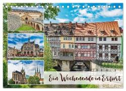 Ein Wochenende in Erfurt (Tischkalender 2024 DIN A5 quer), CALVENDO Monatskalender