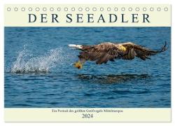 DER SEEADLER Ein Portrait des größten Greifvogels Mitteleuropas (Tischkalender 2024 DIN A5 quer), CALVENDO Monatskalender