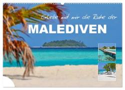 Erlebe mit mir die Ruhe der Malediven (Wandkalender 2024 DIN A2 quer), CALVENDO Monatskalender