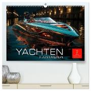 Yachten Fantasien (hochwertiger Premium Wandkalender 2024 DIN A2 quer), Kunstdruck in Hochglanz