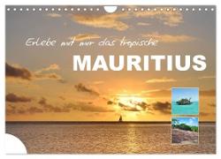Erlebe mit mir das tropische Mauritius (Wandkalender 2024 DIN A4 quer), CALVENDO Monatskalender