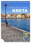 Erlebe mit mir die Insel Kreta (Tischkalender 2024 DIN A5 hoch), CALVENDO Monatskalender