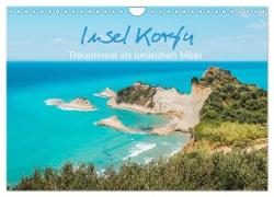 Insel Korfu - Trauminsel im Ionischen Meer (Wandkalender 2024 DIN A4 quer), CALVENDO Monatskalender