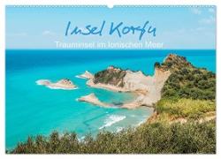 Insel Korfu - Trauminsel im Ionischen Meer (Wandkalender 2024 DIN A2 quer), CALVENDO Monatskalender