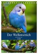 Der Wellensittich - Mein Lieblingsvogel (Tischkalender 2024 DIN A5 hoch), CALVENDO Monatskalender