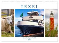 Texel - Kleine Insel, große Vielfalt (Wandkalender 2024 DIN A2 quer), CALVENDO Monatskalender