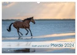 Pferde 2024 Kraft und Anmut (Wandkalender 2024 DIN A3 quer), CALVENDO Monatskalender