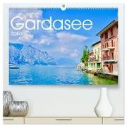 Gardasee, Italien (hochwertiger Premium Wandkalender 2024 DIN A2 quer), Kunstdruck in Hochglanz
