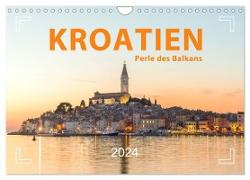 Kroatien Perle des Balkans (Wandkalender 2024 DIN A4 quer), CALVENDO Monatskalender