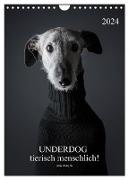 UNDERDOG - Windhundportraits (Wandkalender 2024 DIN A4 hoch), CALVENDO Monatskalender