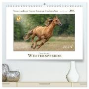 Faszination Westernpferde (hochwertiger Premium Wandkalender 2024 DIN A2 quer), Kunstdruck in Hochglanz