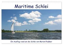 Maritime Schlei (Wandkalender 2024 DIN A2 quer), CALVENDO Monatskalender