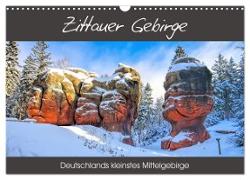 Zittauer Gebirge - Deutschlands kleinstes Mittelgebirge (Wandkalender 2024 DIN A3 quer), CALVENDO Monatskalender