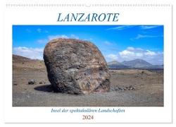 Lanzarote - Insel der spektakulären Landschaften (Wandkalender 2024 DIN A2 quer), CALVENDO Monatskalender