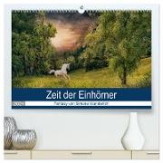 Zeit der Einhörner (hochwertiger Premium Wandkalender 2024 DIN A2 quer), Kunstdruck in Hochglanz