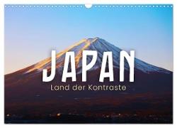 Japan - Land der Kontraste (Wandkalender 2024 DIN A3 quer), CALVENDO Monatskalender