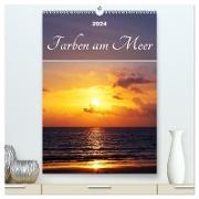 Farben am Meer (hochwertiger Premium Wandkalender 2024 DIN A2 hoch), Kunstdruck in Hochglanz