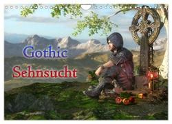 Gothic Sehnsucht (Wandkalender 2024 DIN A4 quer), CALVENDO Monatskalender