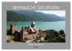 Sehnsucht Georgien (Wandkalender 2024 DIN A3 quer), CALVENDO Monatskalender