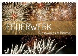 Feuerwerk - Kunstwerke am Himmel (Wandkalender 2024 DIN A3 quer), CALVENDO Monatskalender