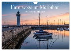 Unterwegs im Morbihan (Wandkalender 2024 DIN A4 quer), CALVENDO Monatskalender