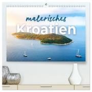 Malerisches Kroatien (hochwertiger Premium Wandkalender 2024 DIN A2 quer), Kunstdruck in Hochglanz