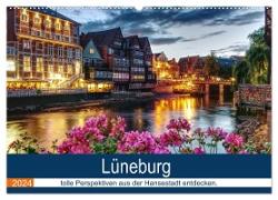 Lüneburg (Wandkalender 2024 DIN A2 quer), CALVENDO Monatskalender