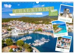 Chalkidiki - Griechenlands schönste Halbinsel (Wandkalender 2024 DIN A3 quer), CALVENDO Monatskalender