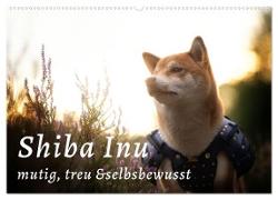 Shiba Inu - mutig, treu, selbstbewusst (Wandkalender 2024 DIN A2 quer), CALVENDO Monatskalender