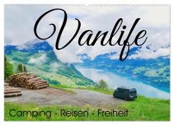 Vanlife, Camping - Freiheit - Reisen (Wandkalender 2024 DIN A2 quer), CALVENDO Monatskalender