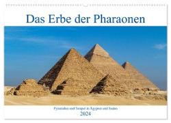 Das Erbe der Pharaonen (Wandkalender 2024 DIN A2 quer), CALVENDO Monatskalender