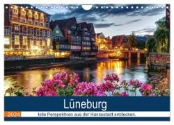 Lüneburg (Wandkalender 2024 DIN A4 quer), CALVENDO Monatskalender
