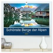 Schönste Berge der Alpen (hochwertiger Premium Wandkalender 2024 DIN A2 quer), Kunstdruck in Hochglanz
