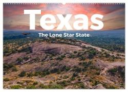 Texas - The Lone Star State (Wandkalender 2024 DIN A2 quer), CALVENDO Monatskalender