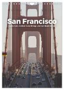 San Francisco - Cable Cars, Golden Gate Bridge und Lombard Street (Wandkalender 2024 DIN A4 hoch), CALVENDO Monatskalender
