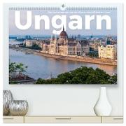Ungarn - Das bezaubernde von der Donau durchflossene Land. (hochwertiger Premium Wandkalender 2024 DIN A2 quer), Kunstdruck in Hochglanz