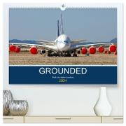 GROUNDED (hochwertiger Premium Wandkalender 2024 DIN A2 quer), Kunstdruck in Hochglanz