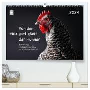 Von der Einzigartigkeit der Hühner 2024 (hochwertiger Premium Wandkalender 2024 DIN A2 quer), Kunstdruck in Hochglanz