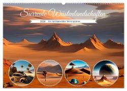 Surreale Wüstenlandschaften (Wandkalender 2024 DIN A2 quer), CALVENDO Monatskalender