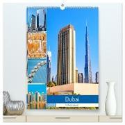 Dubai - Urlaubsplaner (hochwertiger Premium Wandkalender 2024 DIN A2 hoch), Kunstdruck in Hochglanz