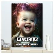 Punker Kleine Rebellen (hochwertiger Premium Wandkalender 2024 DIN A2 hoch), Kunstdruck in Hochglanz