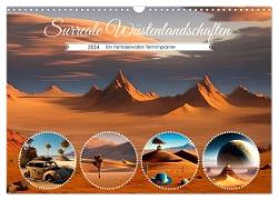 Surreale Wüstenlandschaften (Wandkalender 2024 DIN A3 quer), CALVENDO Monatskalender