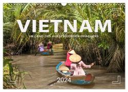 VIETNAM - Im Land des aufsteigenden Drachens (Wandkalender 2024 DIN A3 quer), CALVENDO Monatskalender