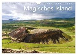 Magisches Island (Wandkalender 2024 DIN A4 quer), CALVENDO Monatskalender