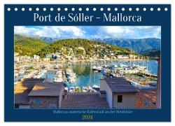 Port de Sóller - Mallorca (Tischkalender 2024 DIN A5 quer), CALVENDO Monatskalender
