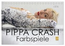PIPPA CRASH - Farbspiele (Tischkalender 2024 DIN A5 quer), CALVENDO Monatskalender