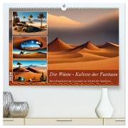 Die Wüste - Kulisse der Fantasie (hochwertiger Premium Wandkalender 2024 DIN A2 quer), Kunstdruck in Hochglanz