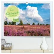 Die Farbenpracht der Lüneburger Heide (hochwertiger Premium Wandkalender 2024 DIN A2 quer), Kunstdruck in Hochglanz