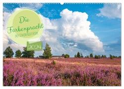 Die Farbenpracht der Lüneburger Heide (Wandkalender 2024 DIN A2 quer), CALVENDO Monatskalender