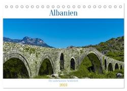 Albanien - Die unbekannte Schönheit (Tischkalender 2024 DIN A5 quer), CALVENDO Monatskalender